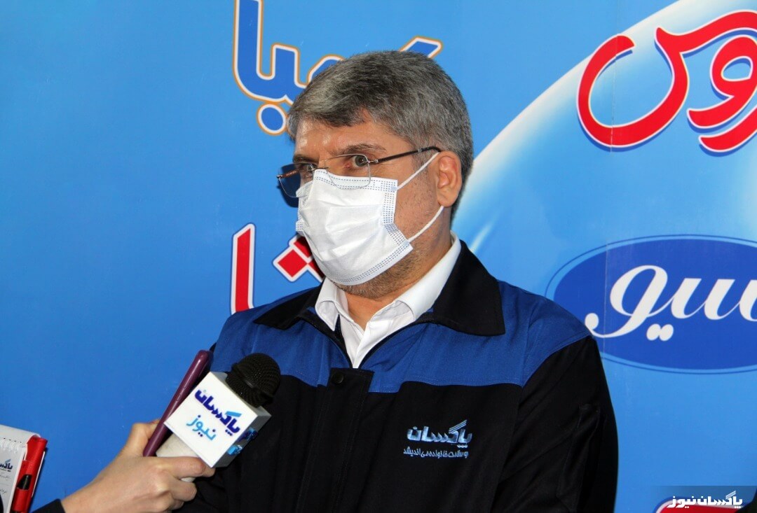 صحبت های حسن بقایی مدیرعامل پاکسان در مراسم افتتاح خط تولید مایعات ارکید