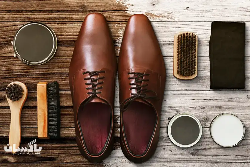 تمیز کردن کفش چرم