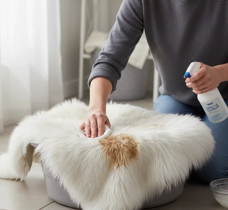 پاک کردن لکه از روی خز مصنوعی