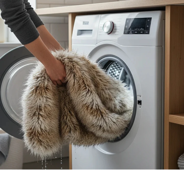 روش شستن خز مصنوعی در ماشین لباسشویی