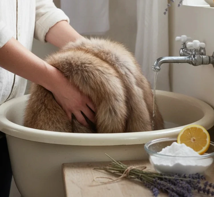 روش شستن خز مصنوعی با دست