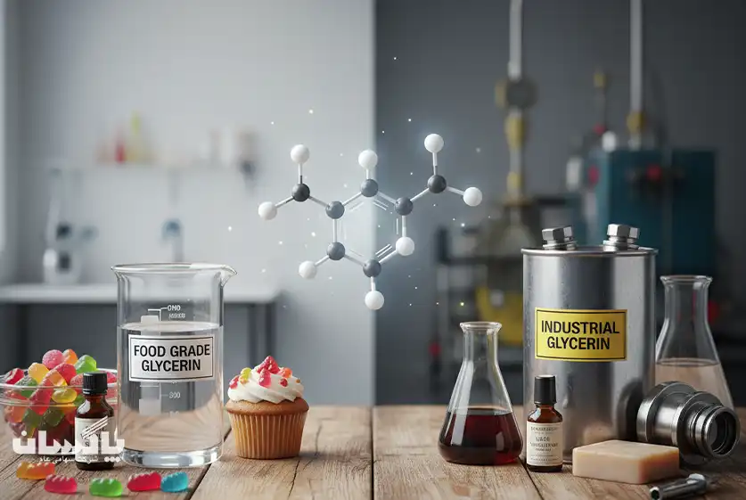 فرق گلیسیرین خوراکی و غیرخوراکی